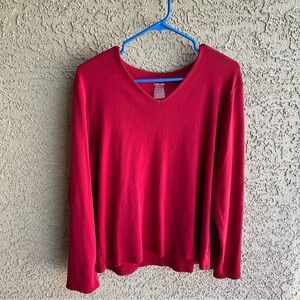 Red long sleeve